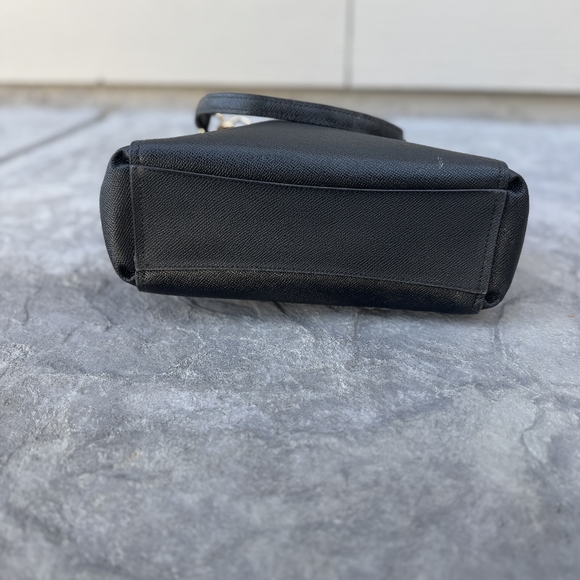 Coach Brooke Carryall Satchel in Black Crossgrain Leather – GUC - Picture 4 of 7